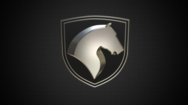 khodro logo Modelo 3D .c4d .max .obj .3ds .fbx .stl .blend 