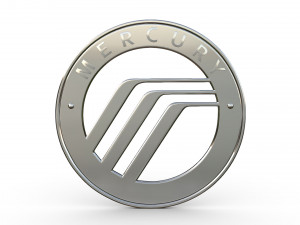 mercury logo 3Dモデル