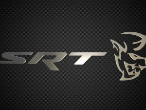 logotipo do dem&ocirc;nio Dodge Challenger SRT Modelo 3D