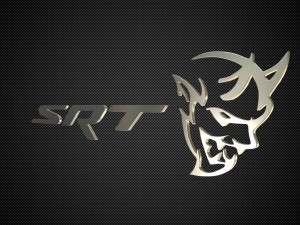 dodge challenger srt demon logo Model 3D