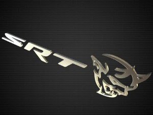 dodge challenger srt demon logo 3D Model