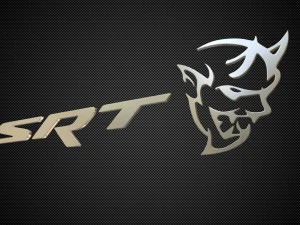 dodge challenger srt demon logo 3D Model
