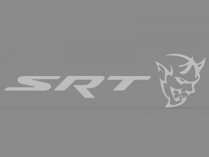 dodge challenger srt demon logo Model 3D