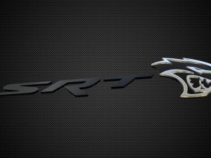 dodge challenger srt logo Model 3D