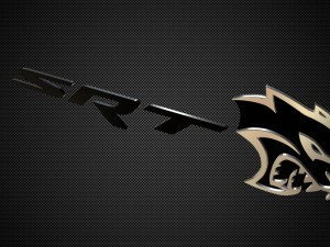 dodge challenger srt logo Model 3D