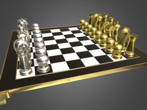 chess set 3D मॉडल