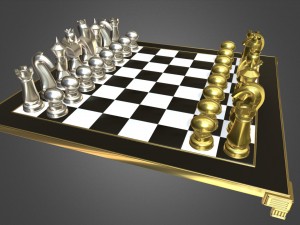 chess set 3D मॉडल