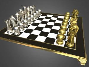 satran&ccedil; takımı 3D Model