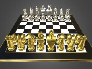 satran&ccedil; takımı 3D Model