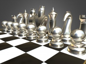 chess set 3D मॉडल