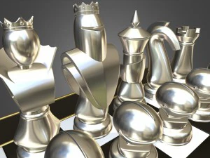 satran&ccedil; takımı 3D Model