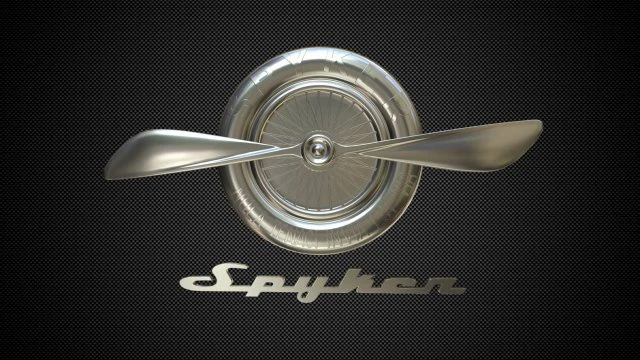 spyker logo 3D Model .c4d .max .obj .3ds .fbx .stl .blend 