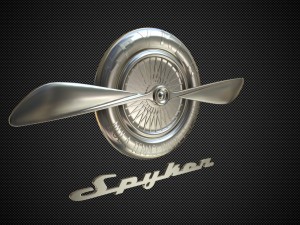 spyker logo Model 3D
