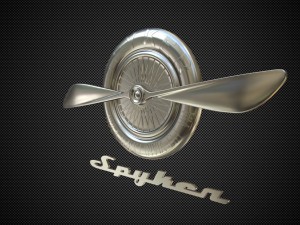 spyker logo Model 3D
