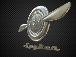spyker logo Model 3D