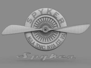 spyker logo 3D Model