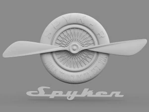 spyker logo 3D Model