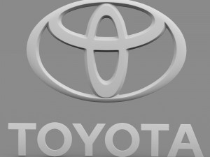 toyota logo 3D Modell