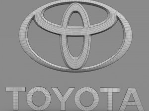toyota logo 3D Modell