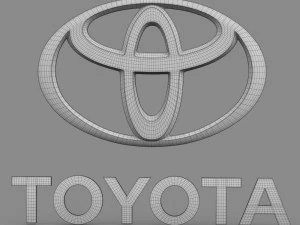 toyota logo 3D Model