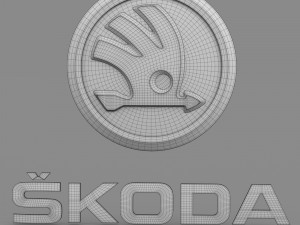 skoda logo 3D Модель