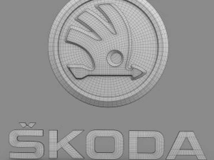 skoda logo 3D Model