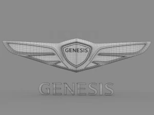 Genesis logo 3D Model