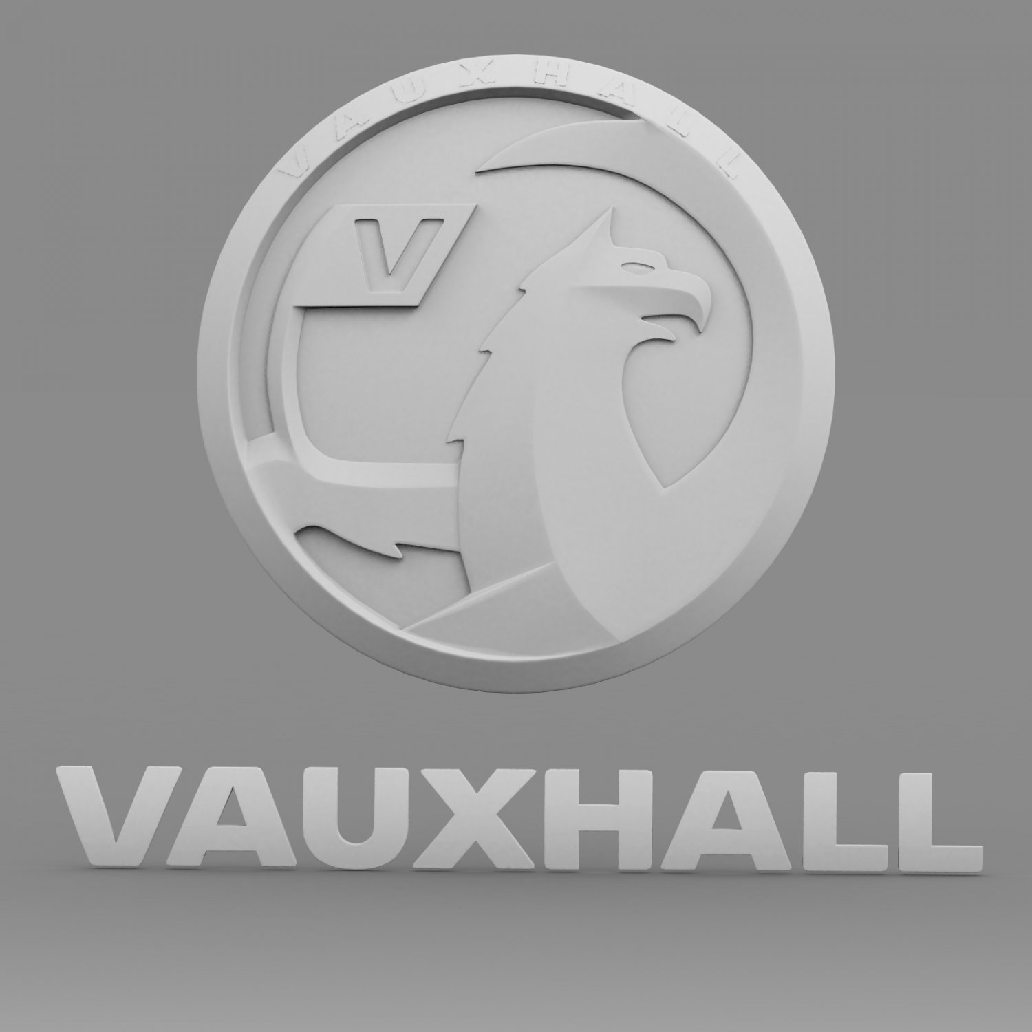 vauxhall logo 3D-Modell in Autoteile 3DExport