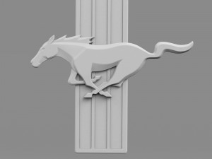 horse logo 3D मॉडल
