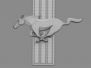 horse logo 3D मॉडल