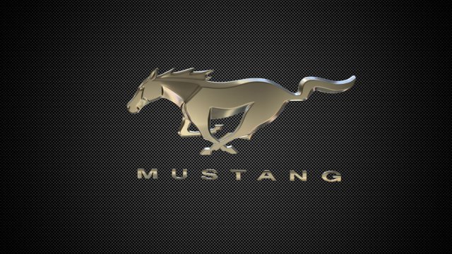 horse logo 2 3D Model .c4d .max .obj .3ds .fbx .stl .blend 