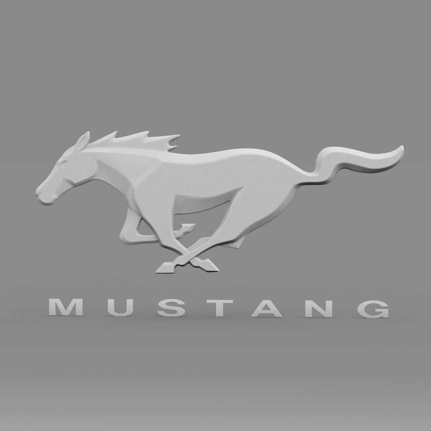 Horse Logo 2 3d Model In Parts Of Auto 3dexport