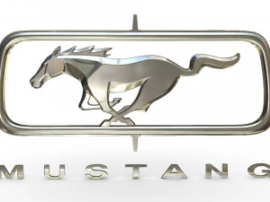 horse logo 3 3D Model