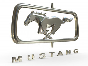 horse logo 3 3D 모델