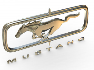 horse logo 3 3D 모델
