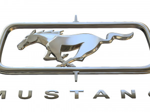 horse logo 3 3D 모델