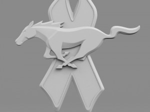 horse logo 4 3D Model