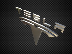 tesla logo 3D 模型
