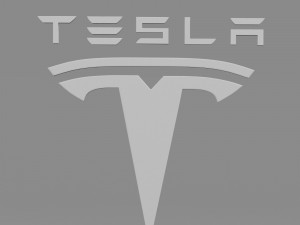 tesla logo 3D 模型