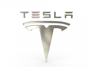 tesla logo 3D Model