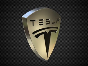 tesla logo 2 3D Модель