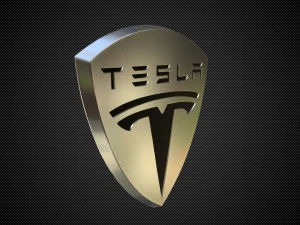 tesla logo 2 3D Model