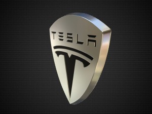 tesla logo 2 3D Модель