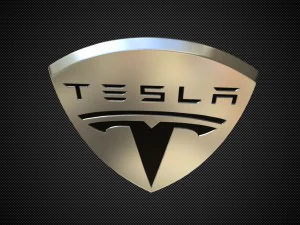 tesla logo 2 3D Model