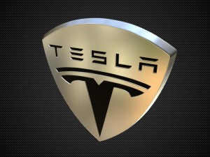 tesla logo 2 3D Модель