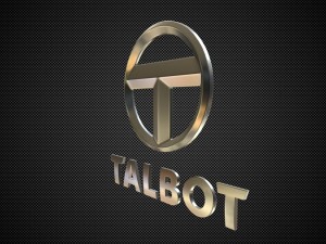 talbot logo Modello 3D