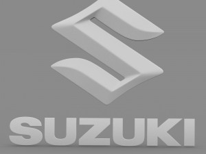 suzuki logo Modello 3D