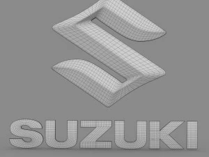 логотип Сузуки 3D Модель