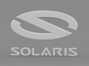 solaris logo 3D Model