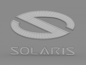 solaris logo 3D Model